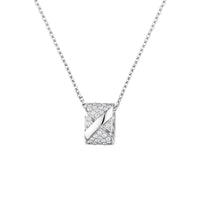 [
Bluetears-Jewels]LIENS EVIDENCE DIAMOND PAVED NECKLACE