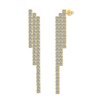 [Blue Jewels]Luxurious Dainty Banquet Earrings