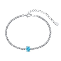[Blue Jewels]0.75 Carat Exquisite Oval Cut Daily Bracelet