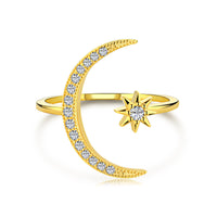 [Blue Jewels]Eternity Moon & Star Ring
