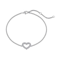 [Blue Jewels]Heart Shape Lover Bracelet