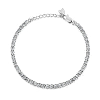 [Blue Jewels]Sparkling Round Cut Daily Bracelet