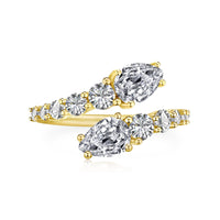 [Blue Jewels]Delicate Lively Snake Shape Daily Ring