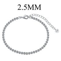[Blue Jewels]Dazzling Sparkling Round Cut Daily Bracelet