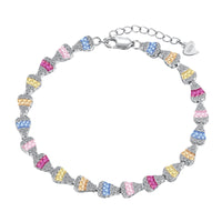 [Blue Jewels]Radiant Water Drop Shape Daily Bracelet