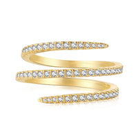 [Blue Jewels]Unique Vibrant Entangle Daily Ring