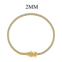 [Blue Jewels]Radiant Colorful Round Cut Party Bracelet