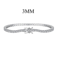[Blue Jewels]Dainty Charming Round Cut Tennis Bracelet