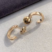 [
Bluetears-Jewels]LOVE EARRINGS 2.65MM PINK GOLD