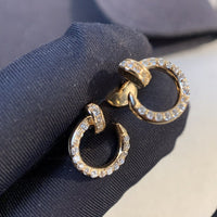 [Blue Jewels]JUSTE EARRINGS GOLD DIAMONDS