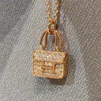 [
Bluetears-Jewels]CONSTANCE PEDANT DIAMOND NECKLACE