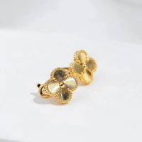 [
Bluetears-Jewels]CLOVER MEDIUM 1 MOTIFS LASER EARRINGS