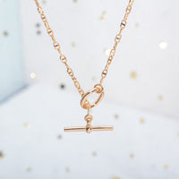 [
Bluetears-Jewels]ECHAPPEE NECKLACE PINK GOLD