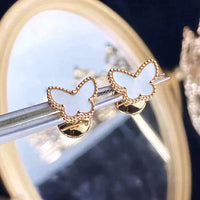 [Blue Jewels]SWEET BUTTERFLY MOP EARSTUDS