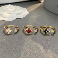 [
Bluetears-Jewels]STAR 1 DIAMOND OPEN RING