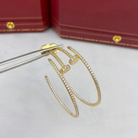 [
Bluetears-Jewels]JUSTE EARRINGS FULL DIAMONDS 1.8MM