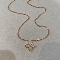[
Bluetears-Jewels]STAR DIAMOND NECKALCE