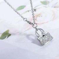 [
Bluetears-Jewels]AMULETTE PEDANT SILVER NECKLACE