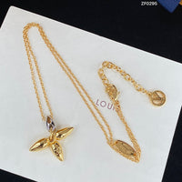 [
Bluetears-Jewels]LOUISETTE PEDANT GOLD NECKLACE