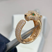 [
Bluetears-Jewels]PANTHERE PINK GOLD DIAMOND RING