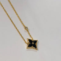 [Blue Jewels]STAR BLACK MOP NECKLACE