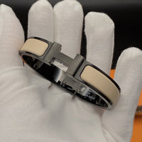 [
Bluetears-Jewels]H BRACELET 12MM BLACK BEIGE CERAMIC