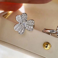 [
Bluetears-Jewels]CLOVER COMOS DIAMOND EARRINGS SILVER