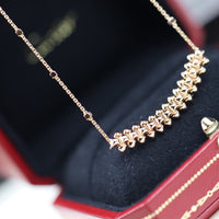 [
Bluetears-Jewels]CLASH PINK GOLD NECKLACE