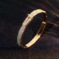 [
Bluetears-Jewels]KELLY BRACELET DIAMOND PAVED