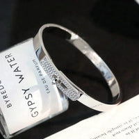 [
Bluetears-Jewels]KELLY SILVER DIAMOND BRACELET