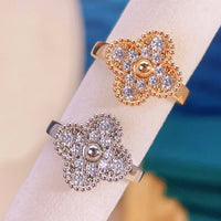 [
Bluetears-Jewels]CLOVER DIAMOND RING