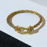 [
Bluetears-Jewels]FORCE 10 GOLD GREEN DIAMOND PAVED
