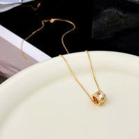 [
Bluetears-Jewels]BEE MINI PEDANT DIAMOND NECKLACE