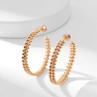 [
Bluetears-Jewels]CLASH HOOP EARRINGS