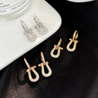 [Blue Jewels]FORCE 10 FULL DIAMOND DROP EARRINGS MEDIUM MODEL