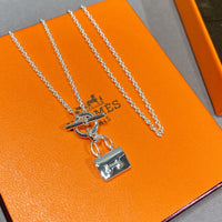 [
Bluetears-Jewels]CONSTANCE PEDANT SILVER NECKLACE