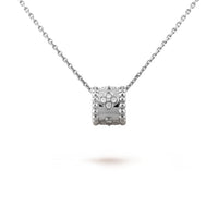 [
Bluetears-Jewels]PERLEE PEDANT SIVLER DIAMOND NECKLACE