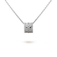 [Blue Jewels]PERLEE PEDANT SIVLER DIAMOND NECKLACE