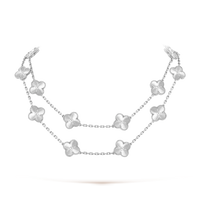 [Blue Jewels]CLOVER 20 MOTIFS  LASER SILVER