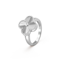 [
Bluetears-Jewels]CLOVER SILVER RING