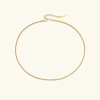Danica Box Chain Gold Necklace