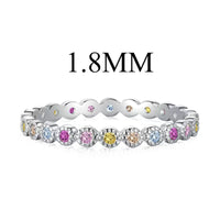 [Blue Jewels]Unique Scintillating Round Cut Daily Ring