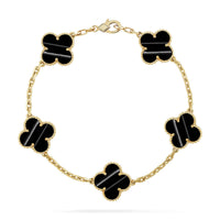 [
Bluetears-Jewels] CLOVER 5 MOTIF PULSAR STONE BRACELET COLLECTION