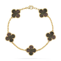 [
Bluetears-Jewels] CLOVER 5 MOTIF GRAY MOP BRACELET COLLECTION
