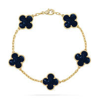 [
Bluetears-Jewels]CLOVER 5 MOTIF PIETERSITE BRACELET COLLECTION