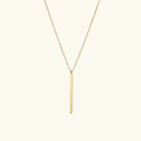 Allison Gold Bar Necklace