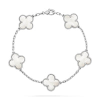 [Blue Jewels]CLOVER SILVER MOP 5 MOTIF BRACELET
