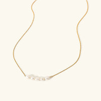 Elle Gold Pearl Necklace