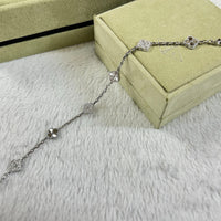 [
Bluetears-Jewels]CLOVER 6 MOTIF DIAMOND LASER BRACELET