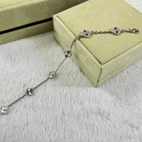 [
Bluetears-Jewels]CLOVER 6 MOTIF DIAMOND BRACELET